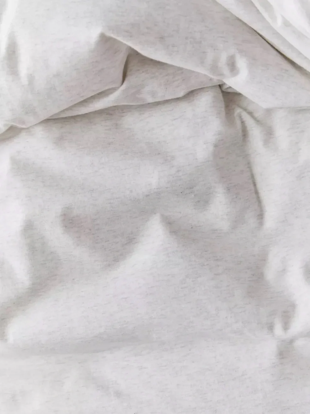 NWT Urban outfitters Duvet cover  in heathered jersey light gray Twin XL